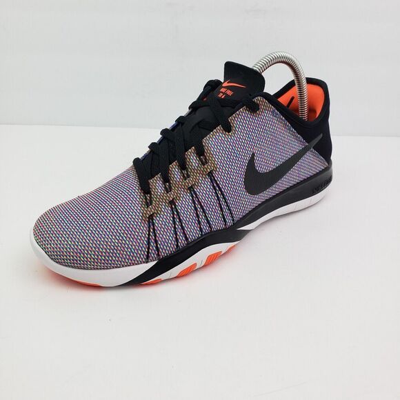 Nike Free TR 6 Womens Size 9 Black Total Crimson Running Sneaker Shoes 833424-00 - Picture 2 of 13